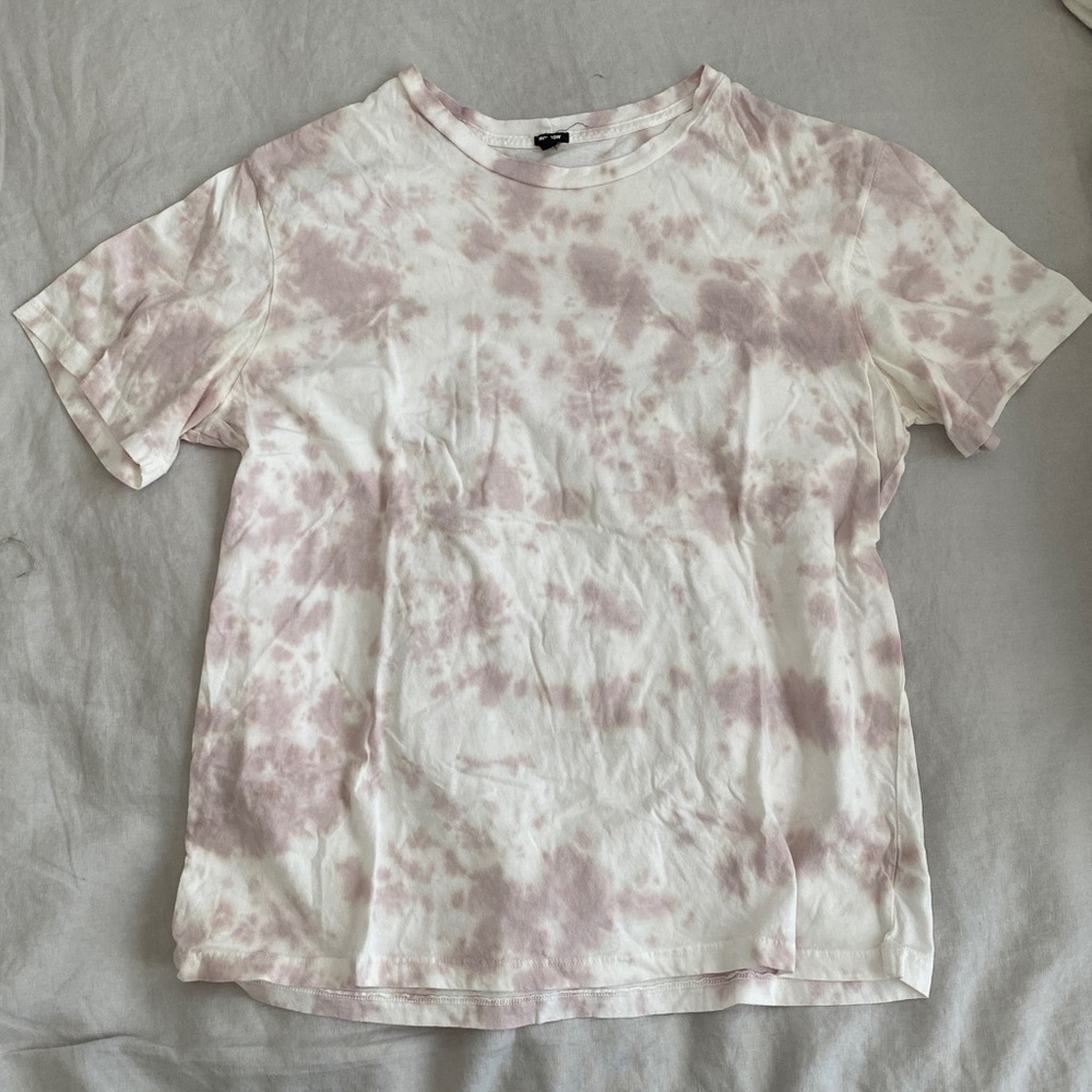 Monrow pink tie dye tee sz XL